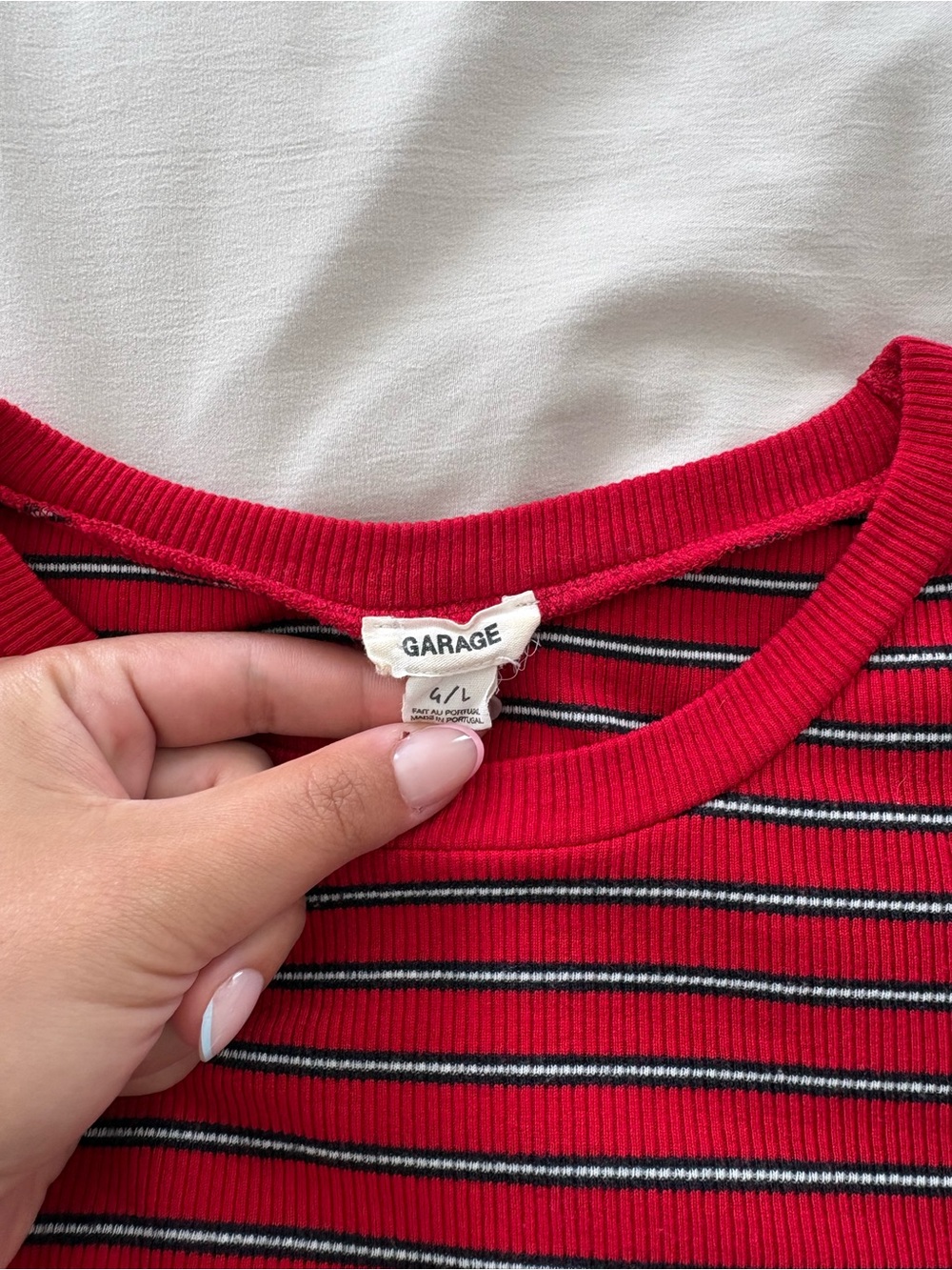 BUNDLE Garage Striped Ribbed Tops - Picture 4 of 5